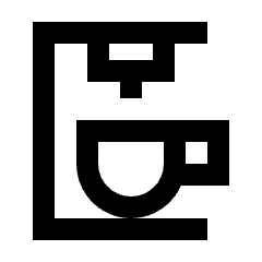 Coffee Maker Icon from Sharp Line - Streamline Material Set