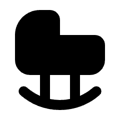 Crib Fill Icon from Rounded Fill - Streamline Material Set