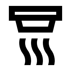 Detector Smoke Icon from Sharp Line - Streamline Material Set