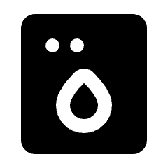 Dishwasher Gen Fill Icon from Rounded Fill - Streamline Material Set