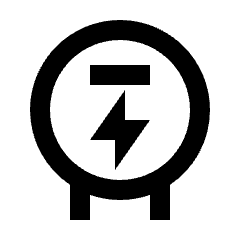 Electric Meter Icon from Sharp Line - Streamline Material Set