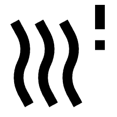 Emergency Heat 2 Fill Icon from Sharp Fill - Streamline Material Set