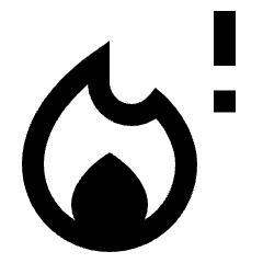 Emergency Heat Icon from Sharp Line - Material Pro Set