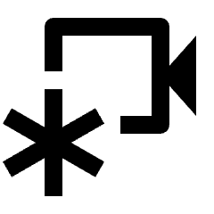 Emergency Recording Icon from Outlined Line - Material Pro Set