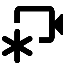 Emergency Recording Icon from Rounded Line - Streamline Material Set