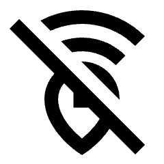 Emergency Share Off Icon from Sharp Line - Streamline Material Set