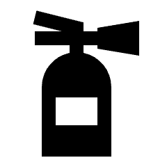 Fire Extinguisher Fill Icon from Sharp Fill - Material Pro Set