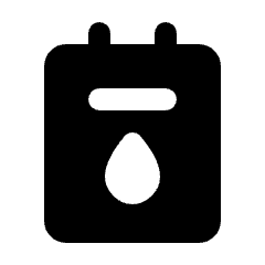 Gas Meter Fill Icon from Rounded Fill - Streamline Material Set