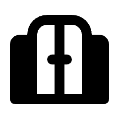 Gate Fill Icon from Rounded Fill - Streamline Material Set