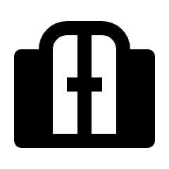 Gate Fill Icon from Outlined Fill - Streamline Material Set