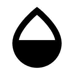 Humidity Mid Fill Icon from Sharp Fill - Streamline Material Set