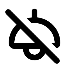 Light Off Alt Icon from Rounded Line - Streamline Material Set