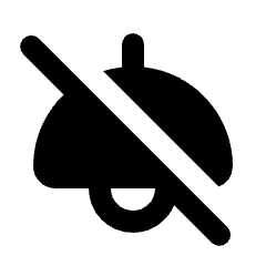 Light Off Alt Fill Icon from Rounded Fill - Streamline Material Set