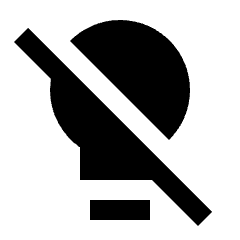 Light Off Fill Icon from Sharp Fill - Streamline Material Set