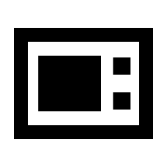 Microwave Gen Icon from Sharp Line - Streamline Material Set
