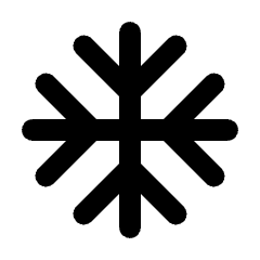 Mode Cool Fill Icon from Rounded Fill - Streamline Material Set