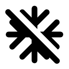 Mode Cool Off Fill Icon from Rounded Fill - Streamline Material Set