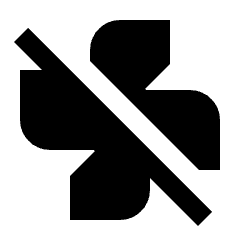 Mode Fan Off Fill Icon from Sharp Fill - Streamline Material Set