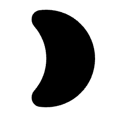 Mode Night Fill Icon from Rounded Fill - Material Pro Set