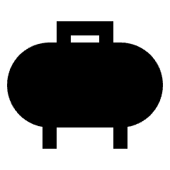 Propane Fill Icon from Sharp Fill - Streamline Material Set