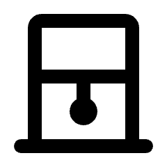 Roller Shades Icon from Rounded Line - Material Pro Set