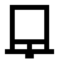 Roller Shades Closed Icon from Sharp Line - Streamline Material Set