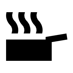 Skillet Fill Icon from Sharp Fill - Material Pro Set