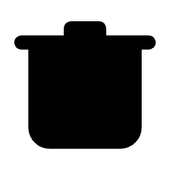 Stockpot Fill Icon from Rounded Fill - Streamline Material Set