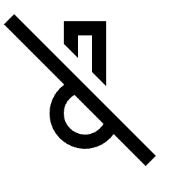 Thermometer Off Icon from Sharp Line - Material Pro Set