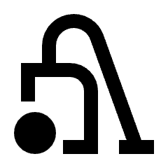 Vacuum Icon from Sharp Line - Streamline Material Set