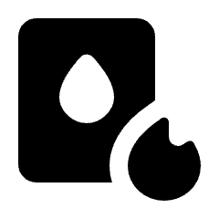 Water Heater Fill Icon from Rounded Fill - Streamline Material Set