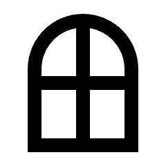 Window Fill Icon from Sharp Fill - Streamline Material Set