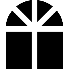 Real Estate Arc Window Icon from Nova Solid Set