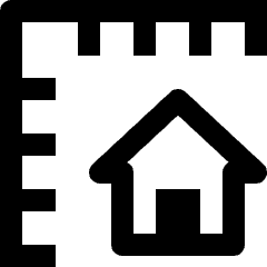 Real Estate Dimention Specification Icon from Nova Line Icons Set