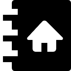 Real Estate List Icon from Nova Solid Set