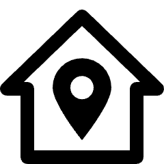 Real Estate Location Pin Icon from Nova Line Set