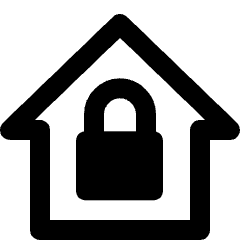 Real Estate Lock Icon from Nova Line Icons Set