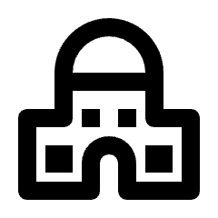 Real Estate Masjid Icon from Nova Line Set