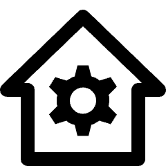 Real Estate Setting Icon from Nova Line Set