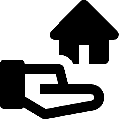 Real Estate Share Icon from Nova Solid Set