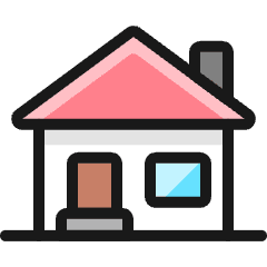 House Home Building 1 Icon from Ultimate Colors Set