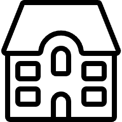 House Apartment Icon from Ultimate Light Set