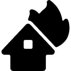 House Fire 2 Icon from Ultimate Bold Set