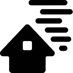 House Hurricane Icon from Ultimate Bold Set