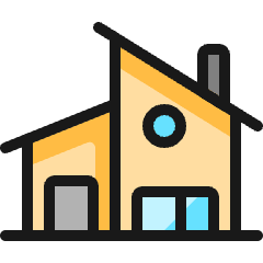 House Modern Icon from Ultimate Colors Set