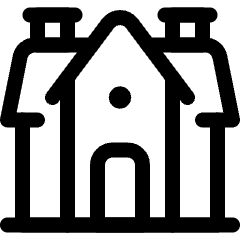 House Retro Icon from Ultimate Regular Set