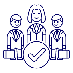 Coworkers 1 Illustration from UX Line Set