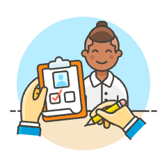 Interview 4 Illustration from UX Colors Set