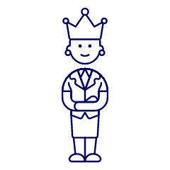 Manager Crown 2 Illustration from UX Line Set