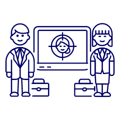 Recruiting 1 Illustration from UX Line Set